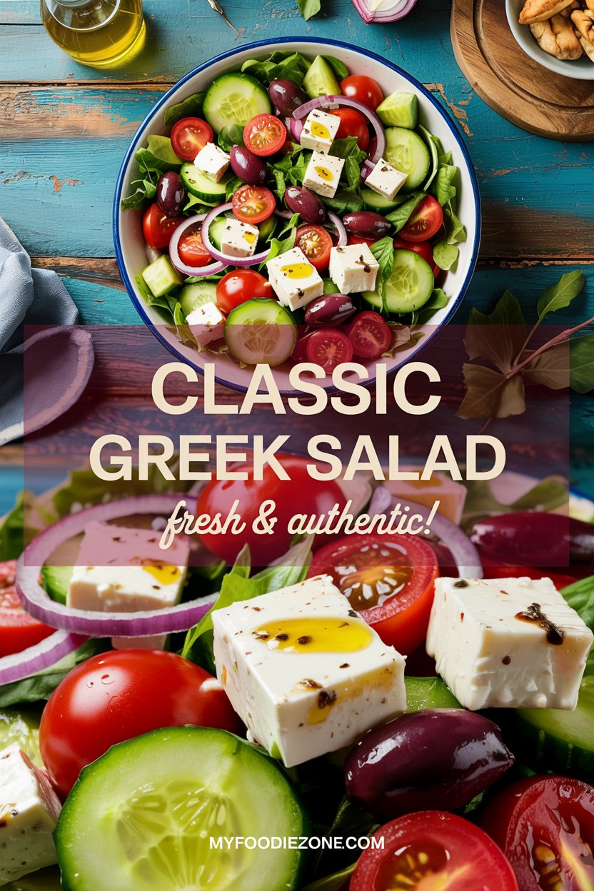 Greek Salad (Traditional Horiatiki)