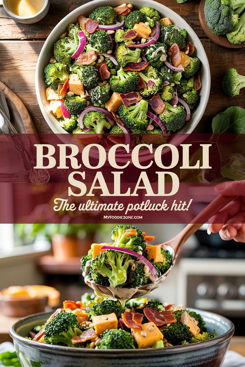 The Best Broccoli Salad (Crunchy, Creamy, and Gone in Minutes)