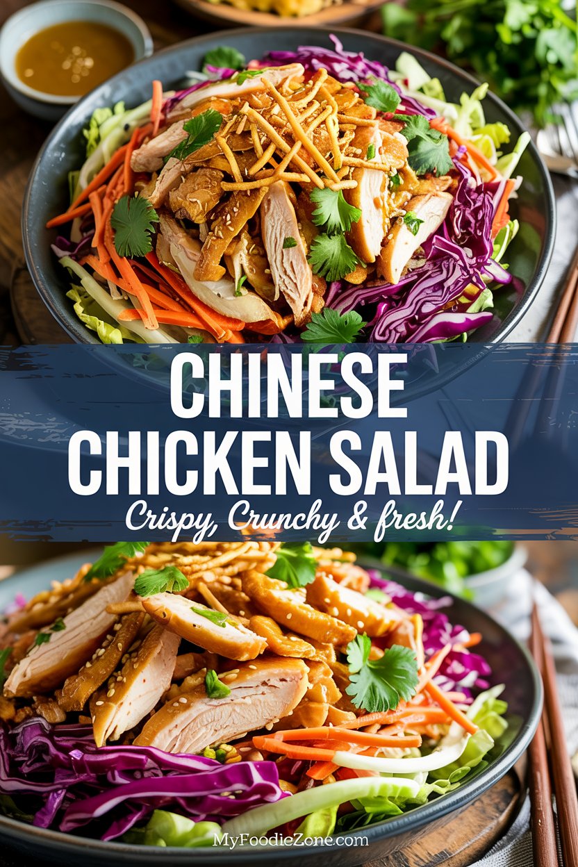 Chinese Chicken Salad with Sesame Ginger Dressing