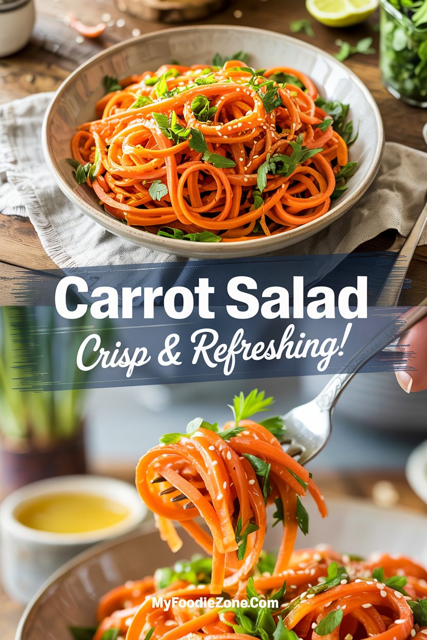 French Carrot Salad with Lemon and Cumin