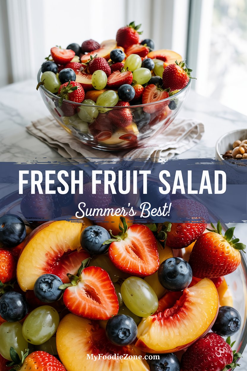 The Best Fruit Salad with Honey-Lime Dressing