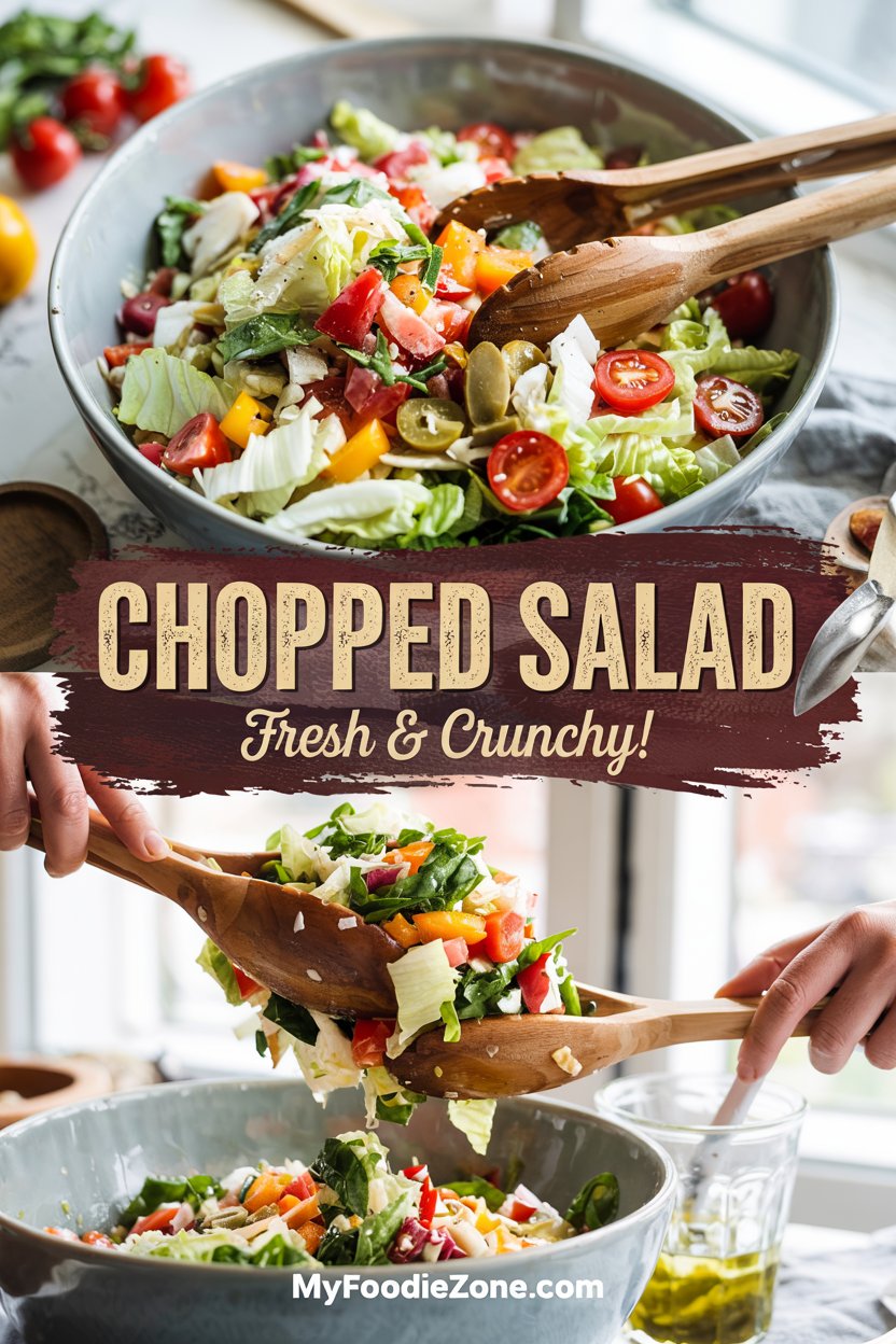 Italian Chopped Salad with Homemade Dressing