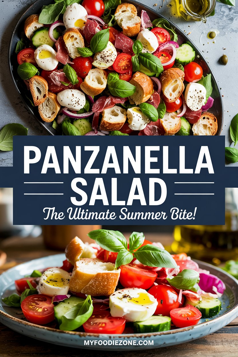 Panzanella Salad with Prosciutto and Fresh Mozzarella
