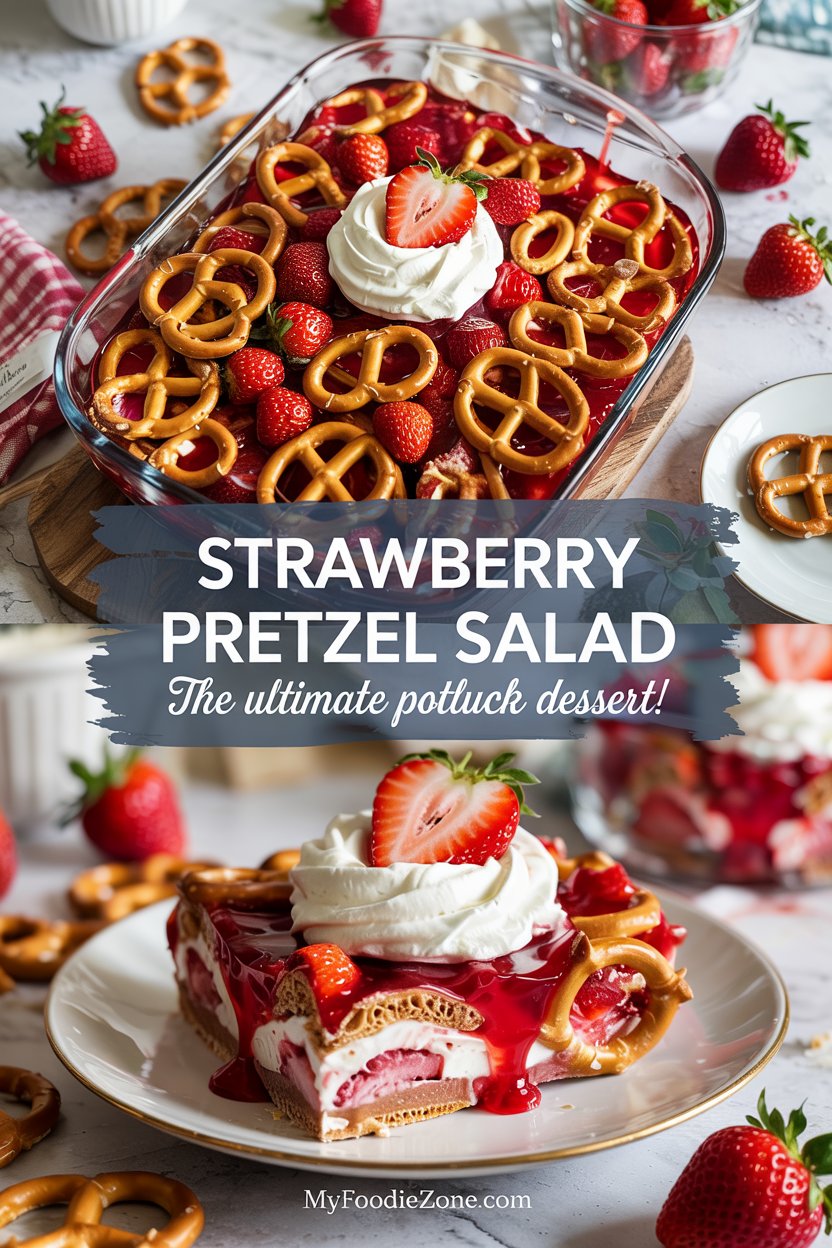 Strawberry Pretzel Salad